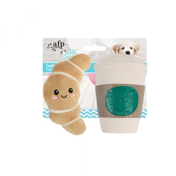 ALL FOR PAWS Little Buddy Croissant w/ Coffee