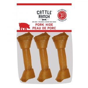 CATTLERANCH Packaged Porkhide Bone 5 pk 6 in