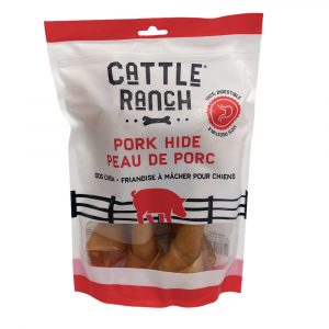 CATTLERANCH Packaged Porkhide Bone 4 pk 8 in