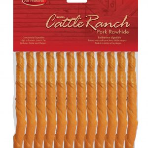 CATTLERANCH Packaged Pork Twist Stick 10 pk 5in x 22mm