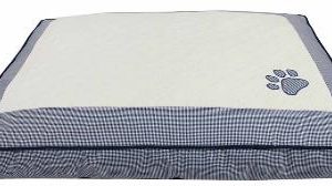 DOGGIE-Q Paw Print Cushion Grey 91x69x10cm