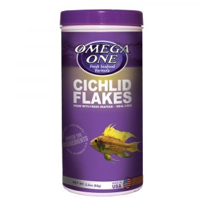 OMEGA ONE Cichlid Flakes 2.2oz/62g