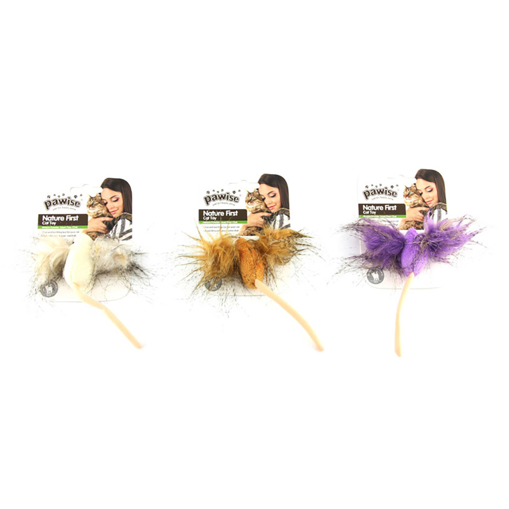 PAWISE Crazy Ear Mouse 3Assorted