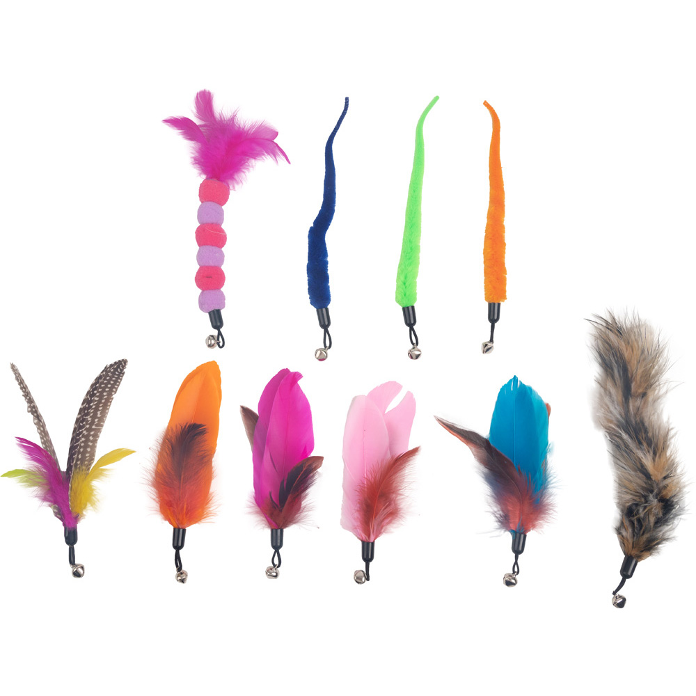 PAWISE Sucker Cat Teaser w/10 Toys