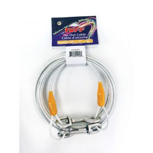 TUFF Reflective Tie-Out Cable 30' Heavy
