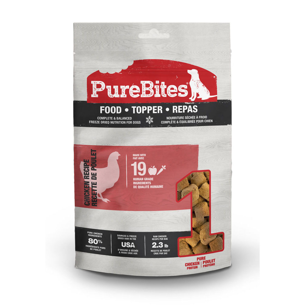 PUREBITES Dog Chicken Recipe Food/Topper Value-283g