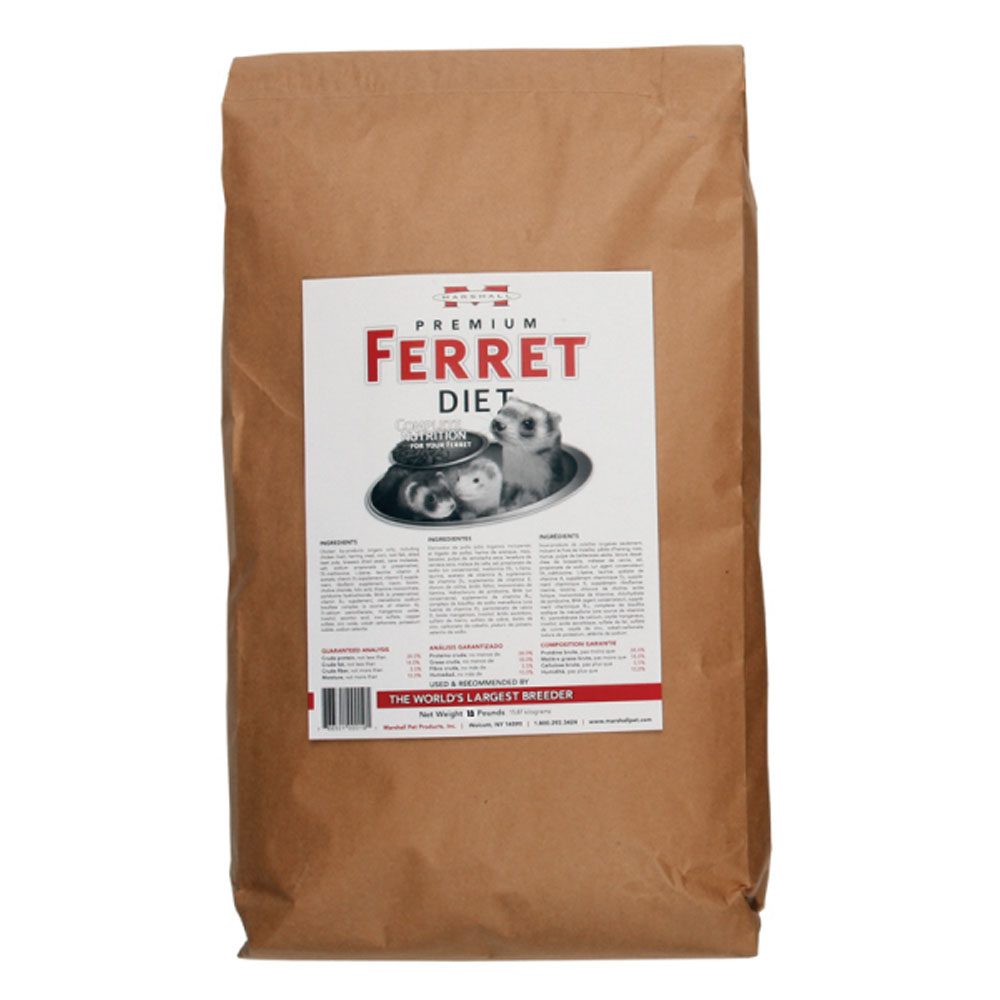 MARSHALL Ferret Diet 18lb Bag