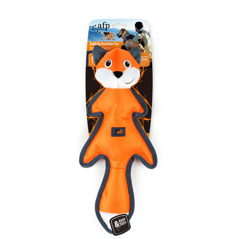 ALL FOR PAWS Outdoor Ballistic Rumbler Fox