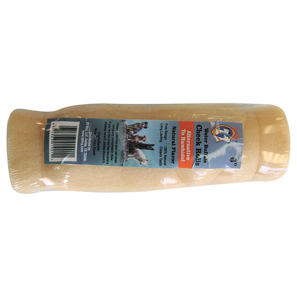 QT DOG Cheek Rolls 6"
