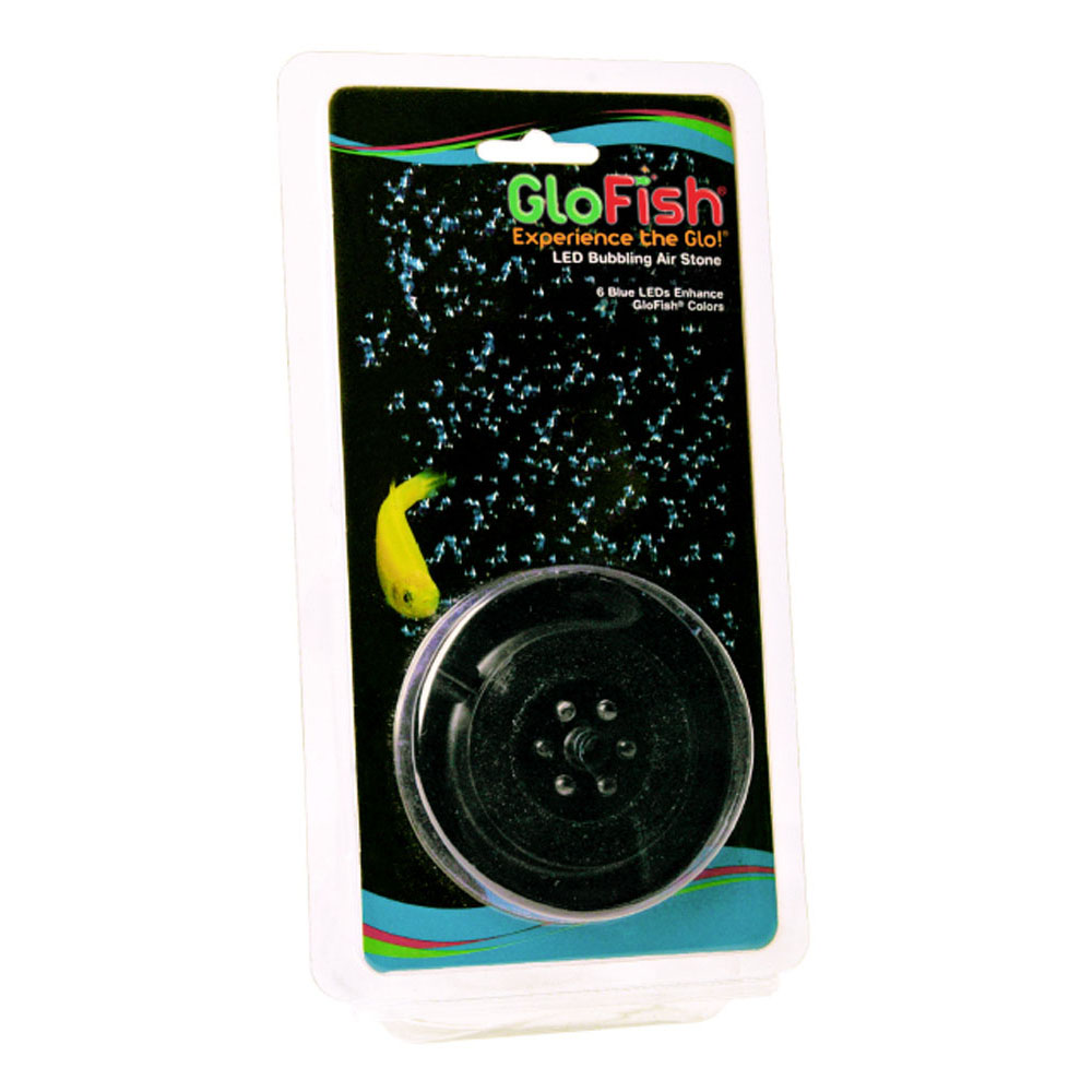 GLOFISH Round Bubbler with 6 Blue LEDS