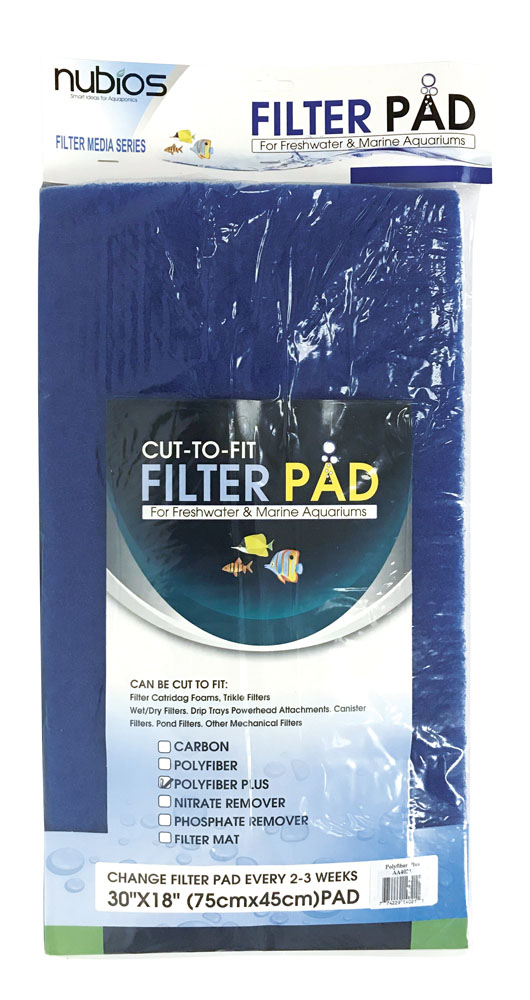 NUBIOS Premium Blue Filter Cut-to-Fit Filter Pad 10x18in