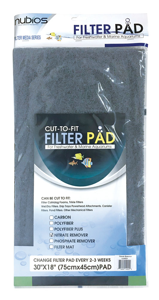 NUBIOS Nitrate Remover Cut-to-Fit Filter Pad 10x18in