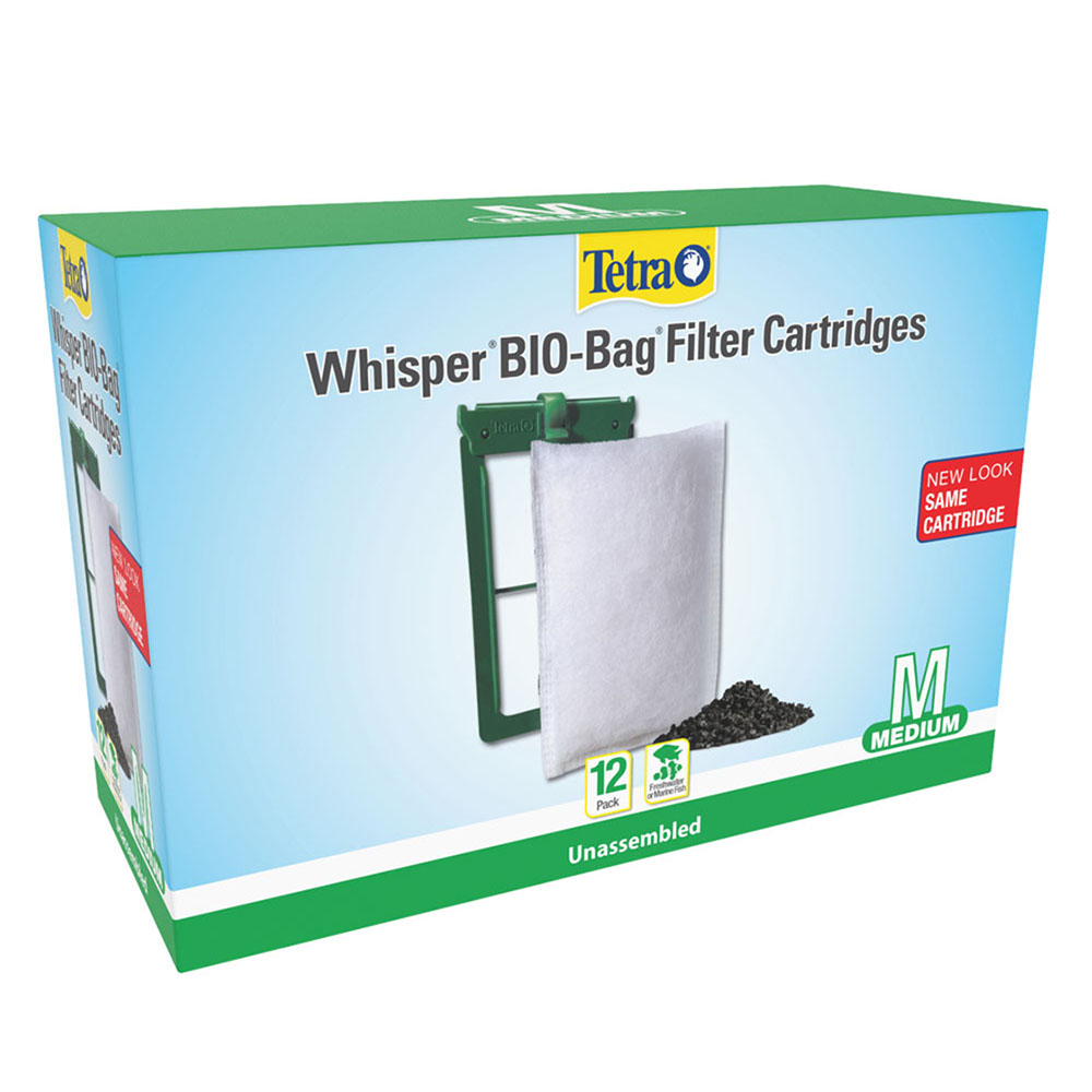 TETRA WHISPER Bio-Bag Med 12 pack