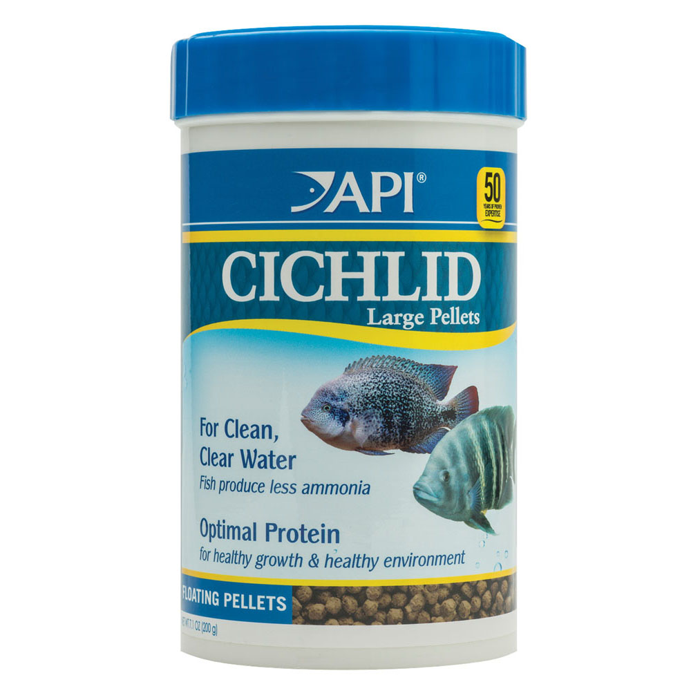 API Cichlid Large Pellets 7.1 oz