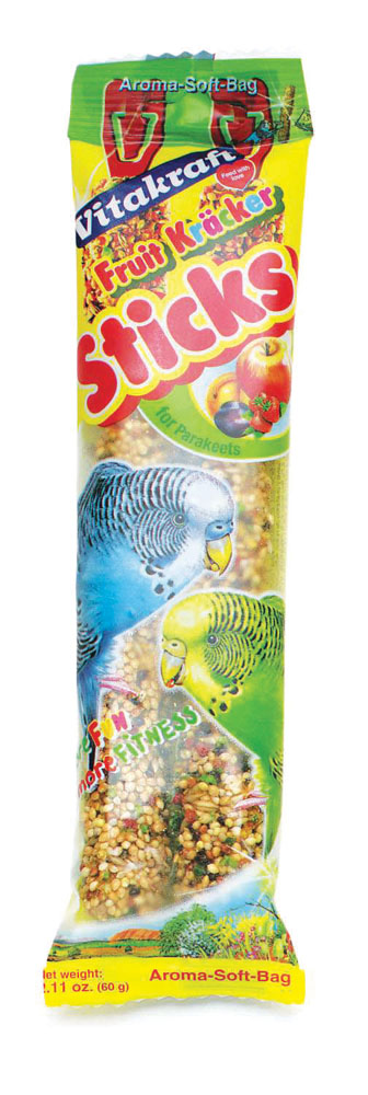 VITAKRAFT ParaKeet Crunch Sticks Harvest Apple Flavour 2/pk