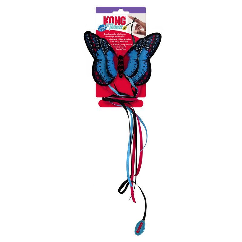 KONG Teaser Butterfly Assorted One size