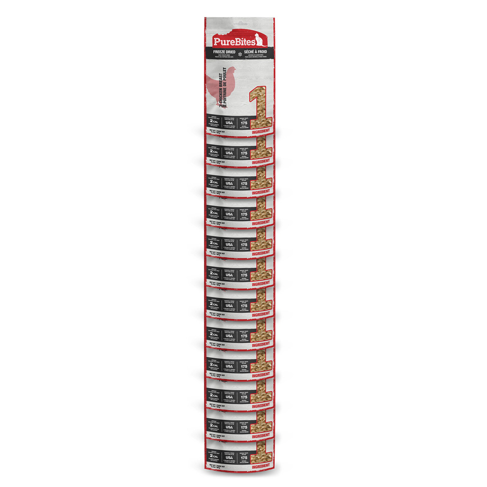 PUREBITES Cat Chicken Super Value CS 2.32oz (12)