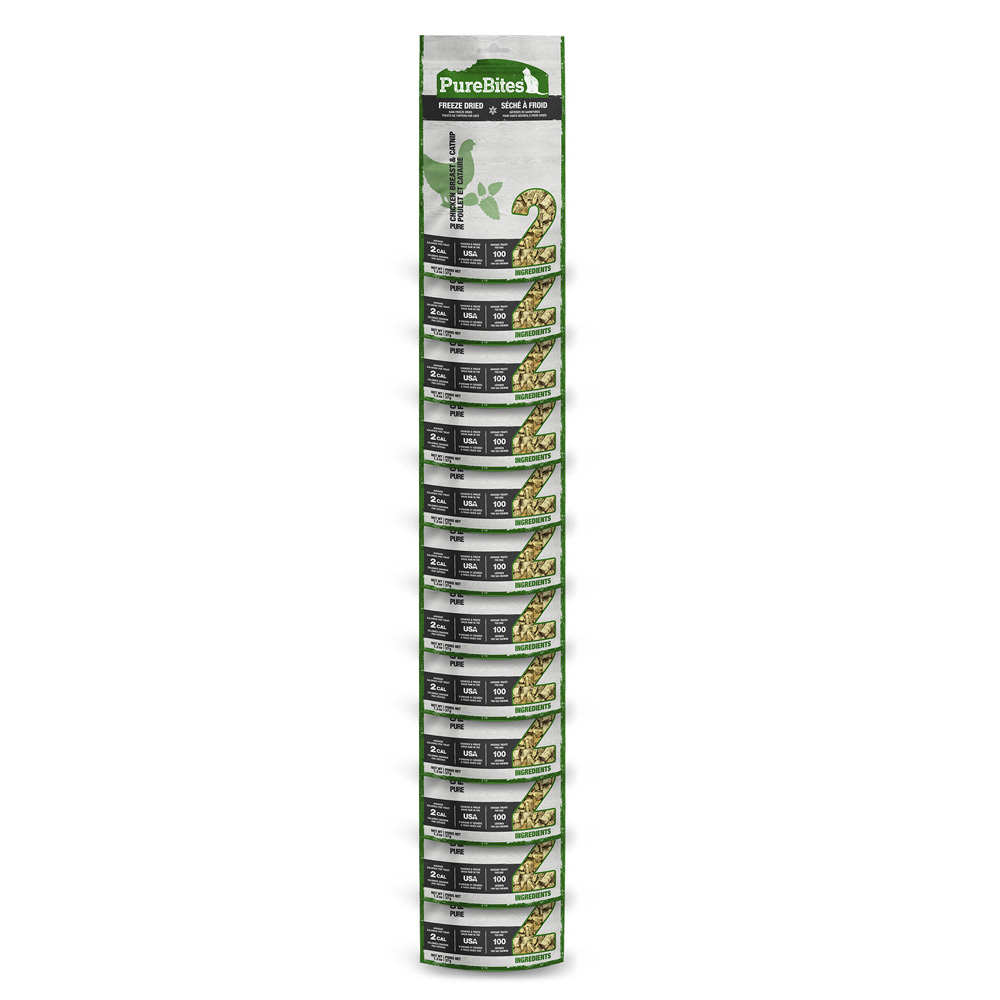 PUREBITES Cat Chicken & Catnip - Value Size CS 1.3oz (12)