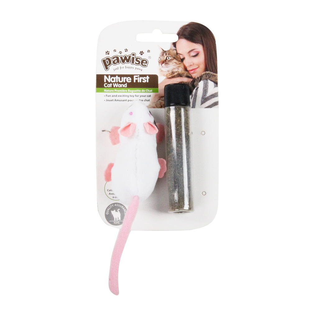 PAWISE Nature First Cat Toy W/Catnip Refill