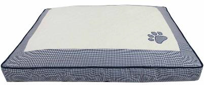 DOGGIE-Q Paw Print Cushion Grey 91x69x10cm