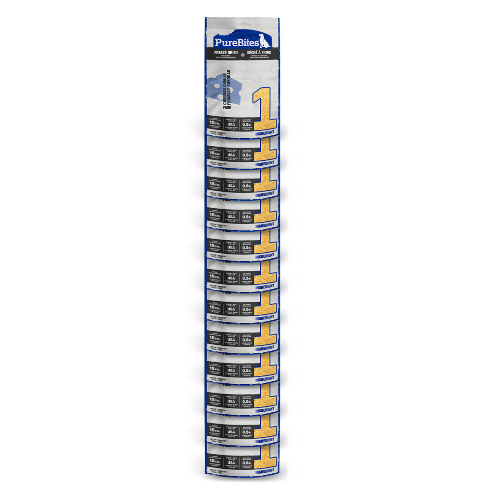PUREBITES Cheddar Cheese CS 120g (12)