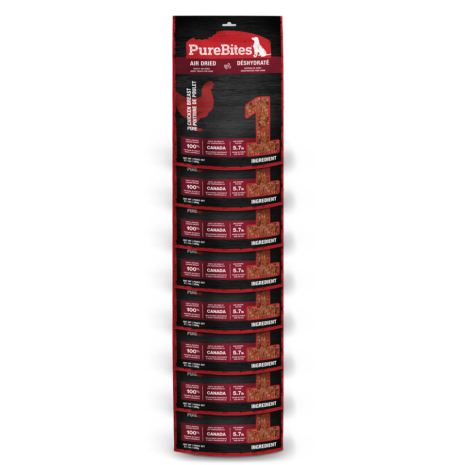 PUREBITES Chicken Jerky Super Value Size CS (8) 21.1oz / 599g