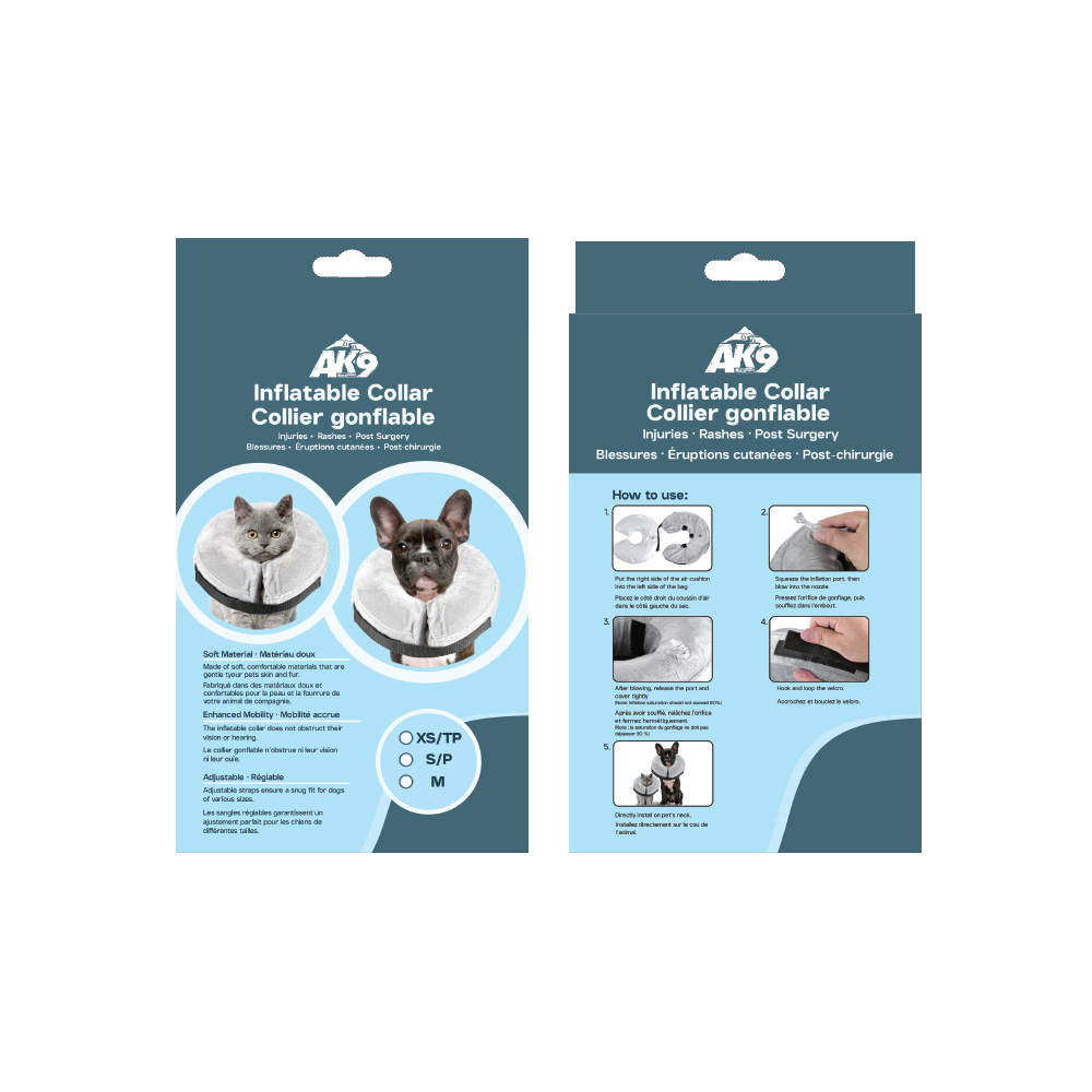 AK-9 Inflatable Collar - Medium