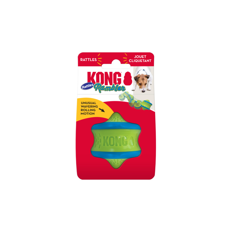 KONG Rambler Rattlez Swirl Ball Medium