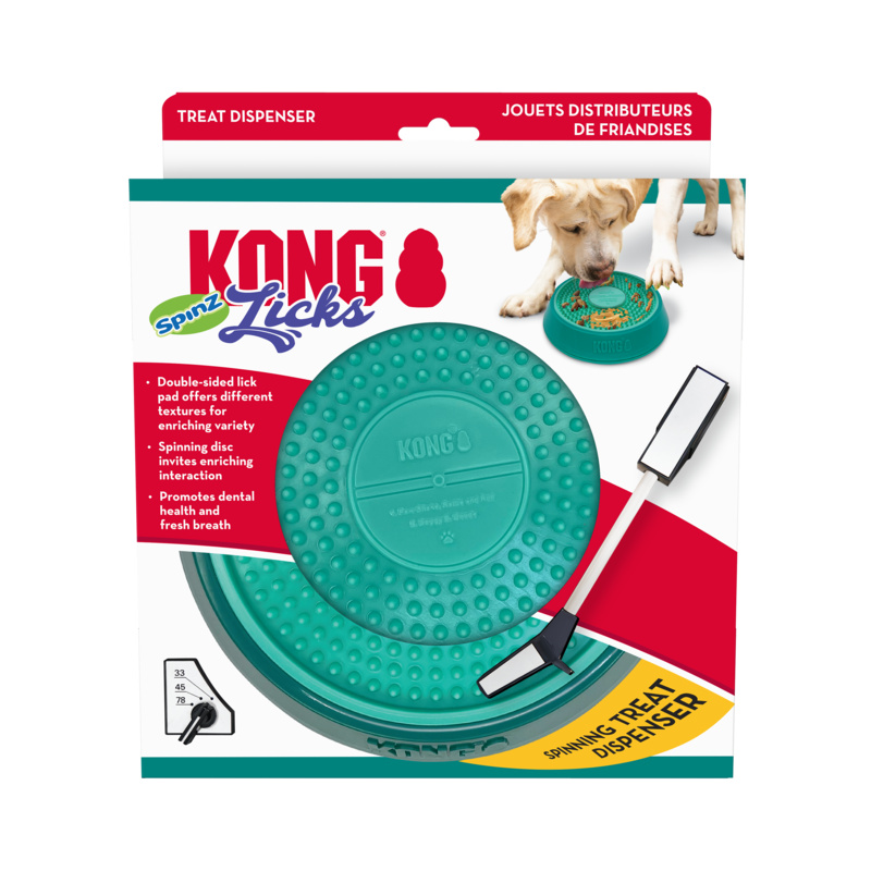 KONG Licks Spinz Large