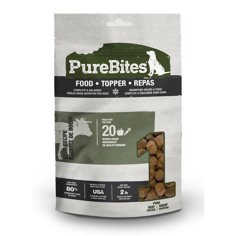 PUREBITES Dog Beef Recipe Food/Topper Mid-85g