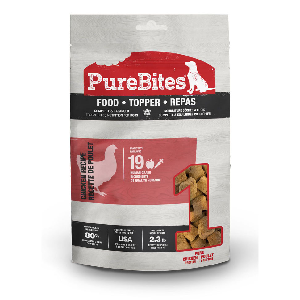 PUREBITES Dog Chicken Recipe Food/Topper Mid-85g