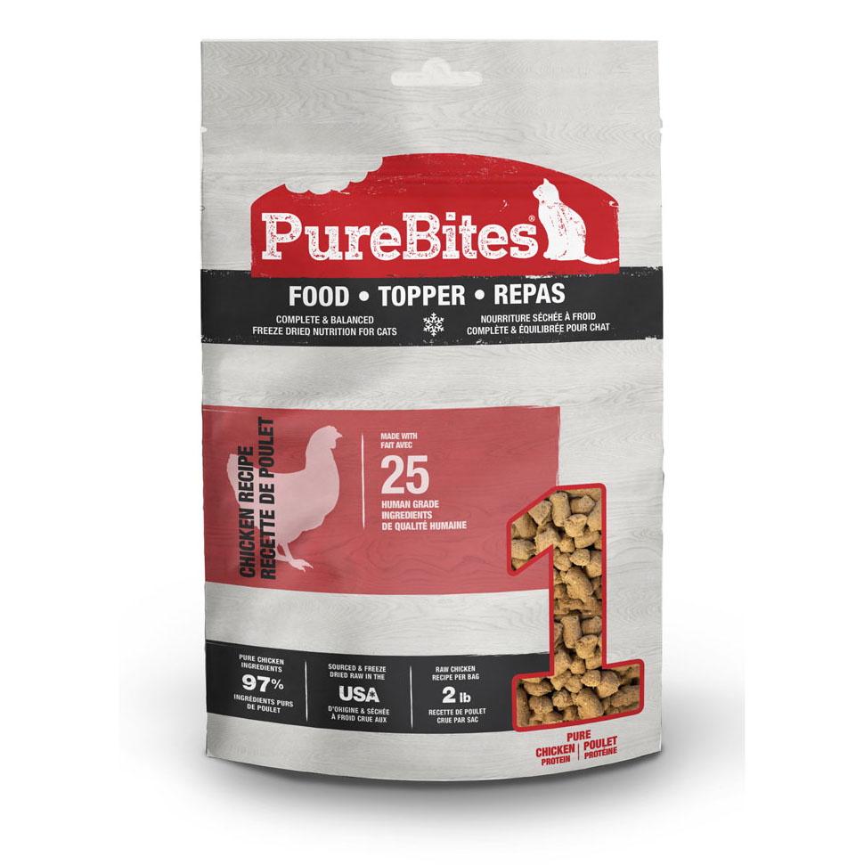 PUREBITES Cat Chicken Recipe Food/Topper Value-260g