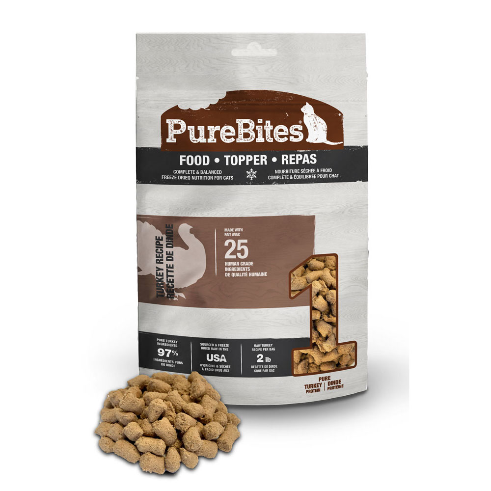 PUREBITES Cat Turkey Recipe Food/Topper Mid-80g