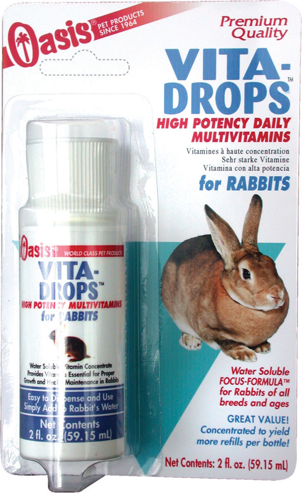 OASIS Rabbit Vita Drop Vitamins 2 oz