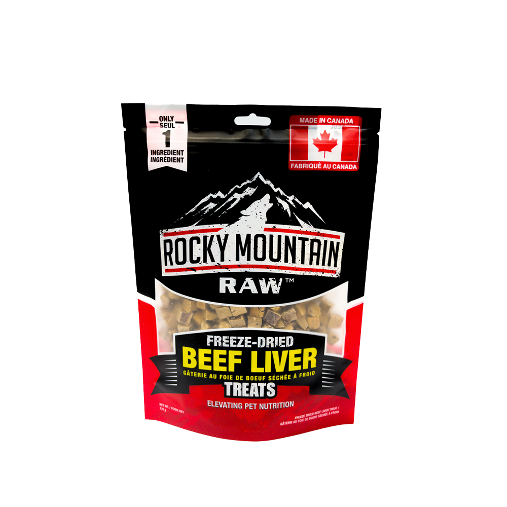 ROCKY MOUNTAIN RAW FD Beef Liver Treats 170g