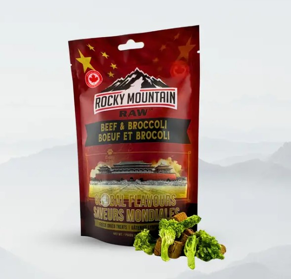 ROCKY MOUNTAIN RAW Global Flavours - Chinese Beef and Broccoli 65g