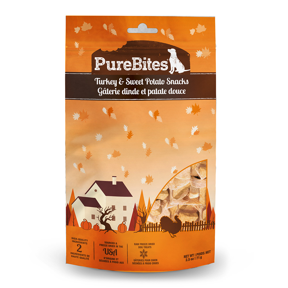 PUREBITES Freeze Dried Dog Turkey & Sweet Potato 71g