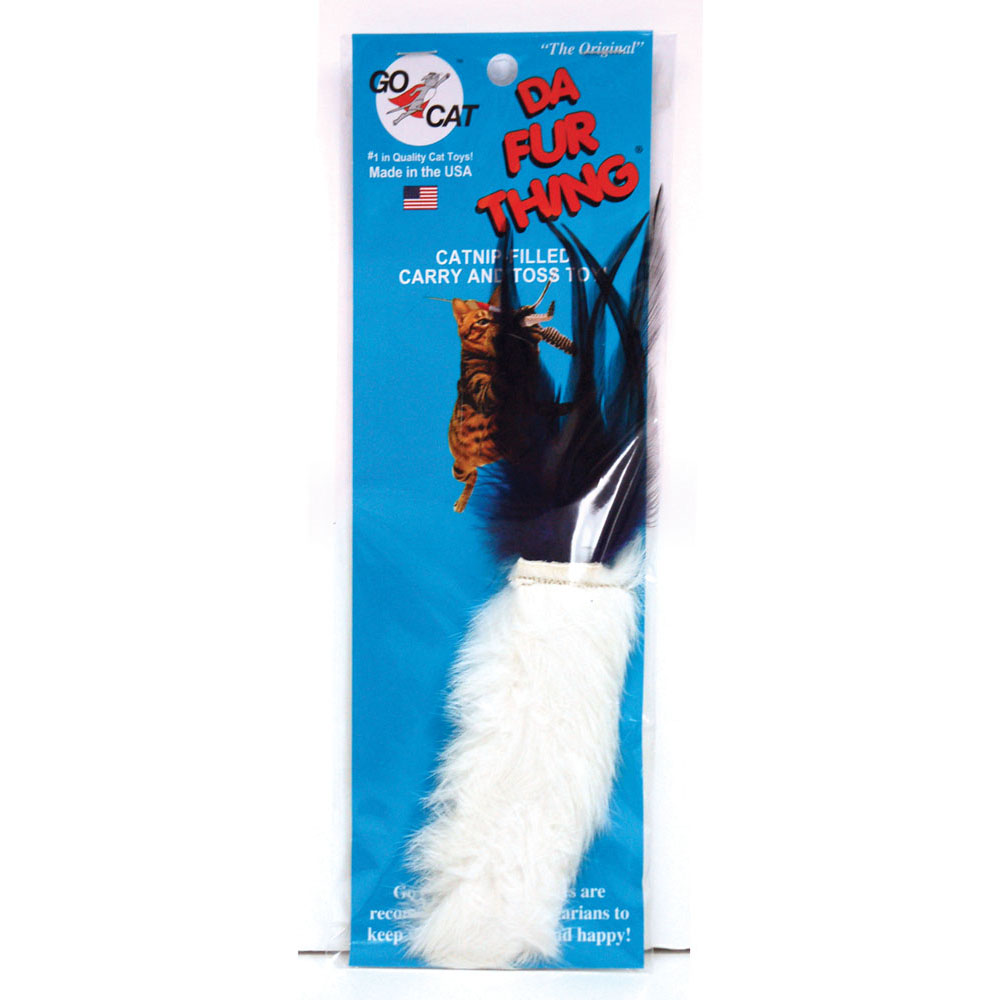 GO CAT Da Fur Thing Carry and Toss Toy