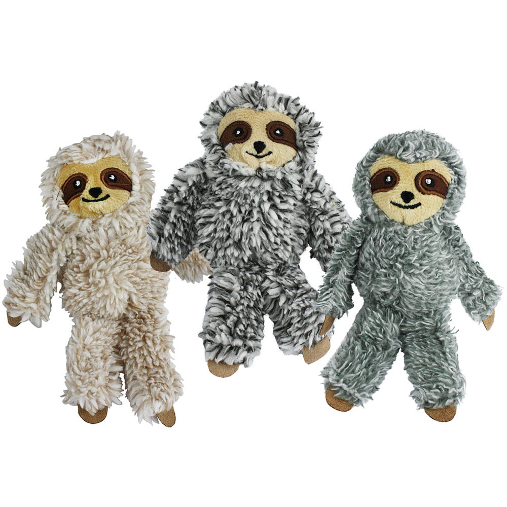 MULTIPET SLOTH CAT TOY ASST. - 5" (3)