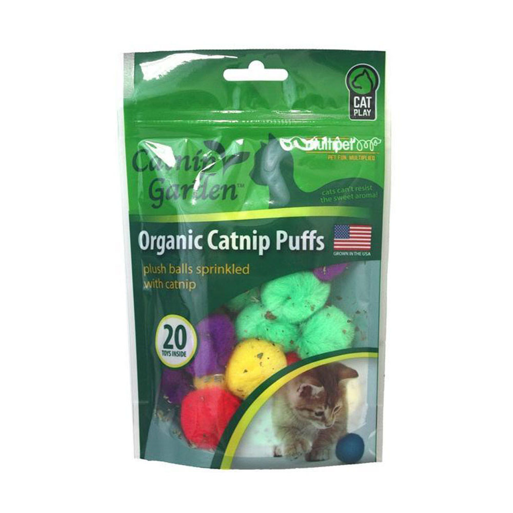 MULTIPET CATNIP PUFFS (RESEALABLE BAG) 20pk (3)