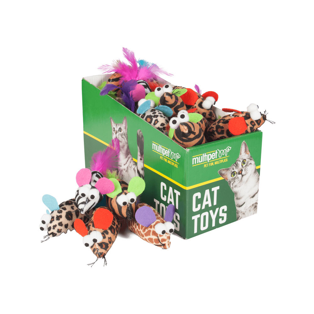 MULTIPET Safari Feather Mice (25)