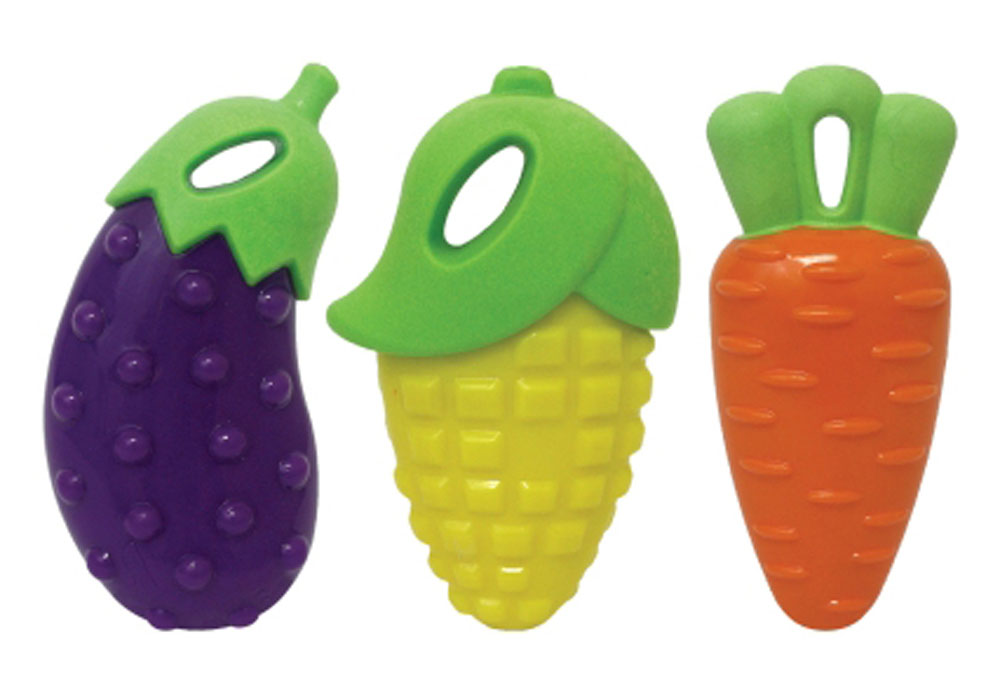MULTIPET Harversters Rubber Assorted (3)