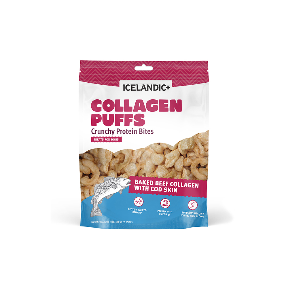 ICELANDIC+ Beef Colgn Puffs /Cod Dog 2.5 oz
