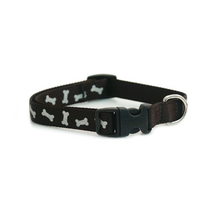 AK-9 Reflective Adjustable Collar 5/8x 8-14in