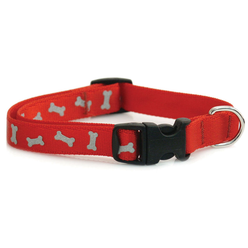 AK-9 Reflective Adjustable Collar 5/8x 14-18in