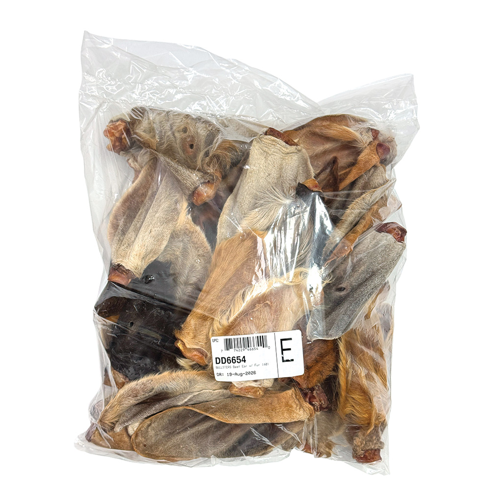 BULLSTERS Beef Ear w/ Fur - (40)