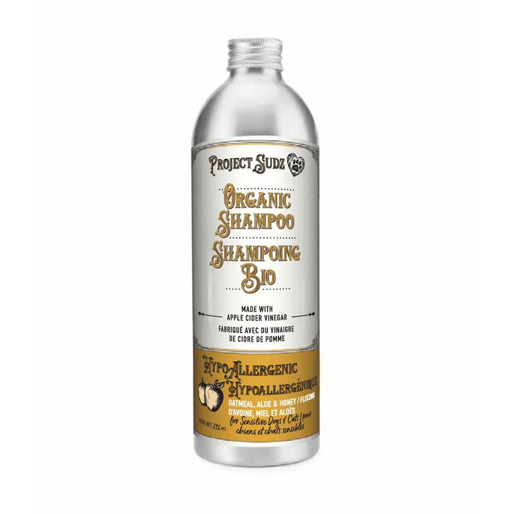 PROJECT SUDZ Hypoallergnic Pet Shampoo w/Oatmeal & Honey 296ml