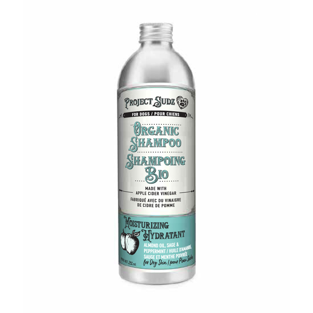 PROJECT SUDZ Moisturizing Pet Shampoo w/Almond Oil, Peppermint & Sage 296ml