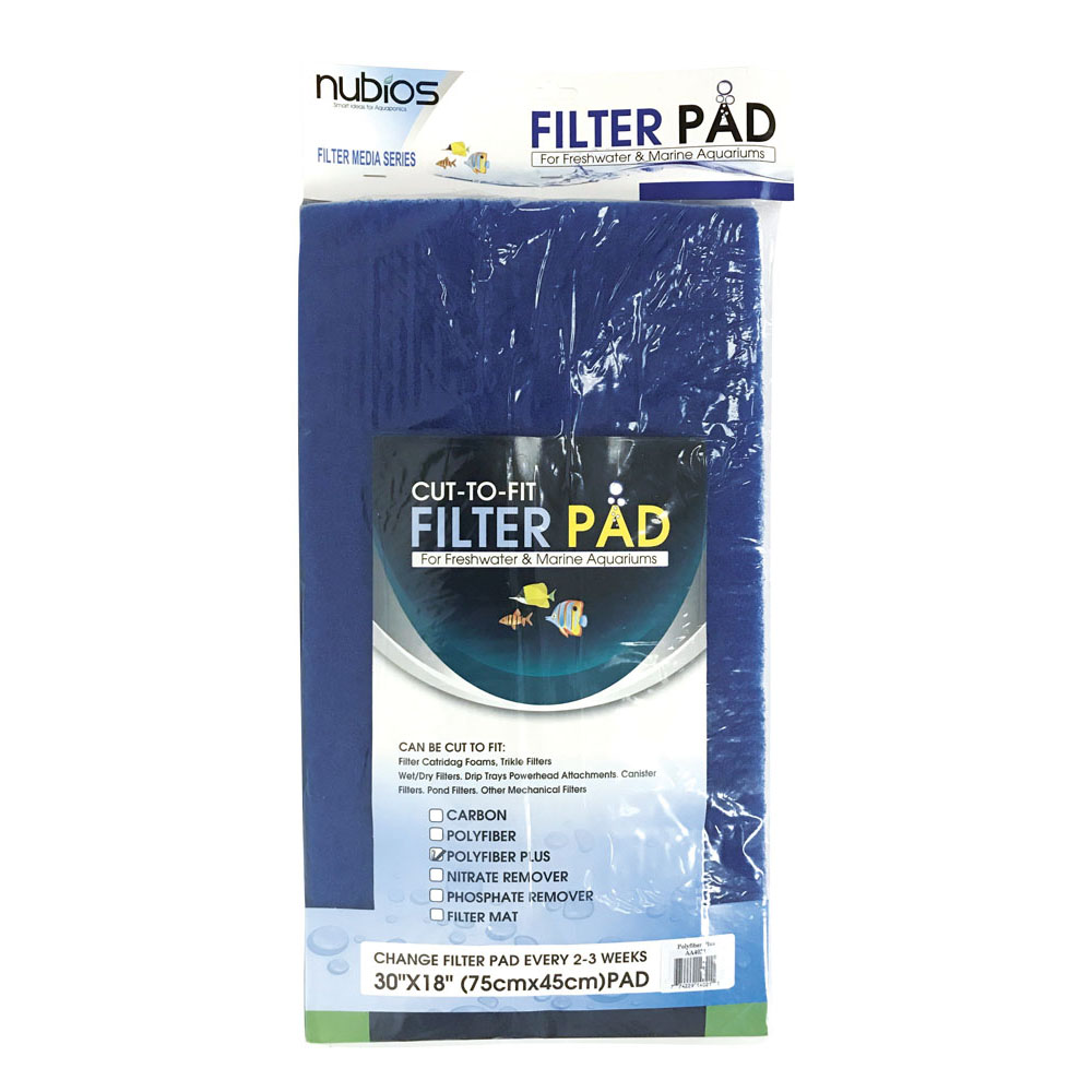 NUBIOS Premium Blue Filter Cut-to-Fit Filter Pad 10x18in