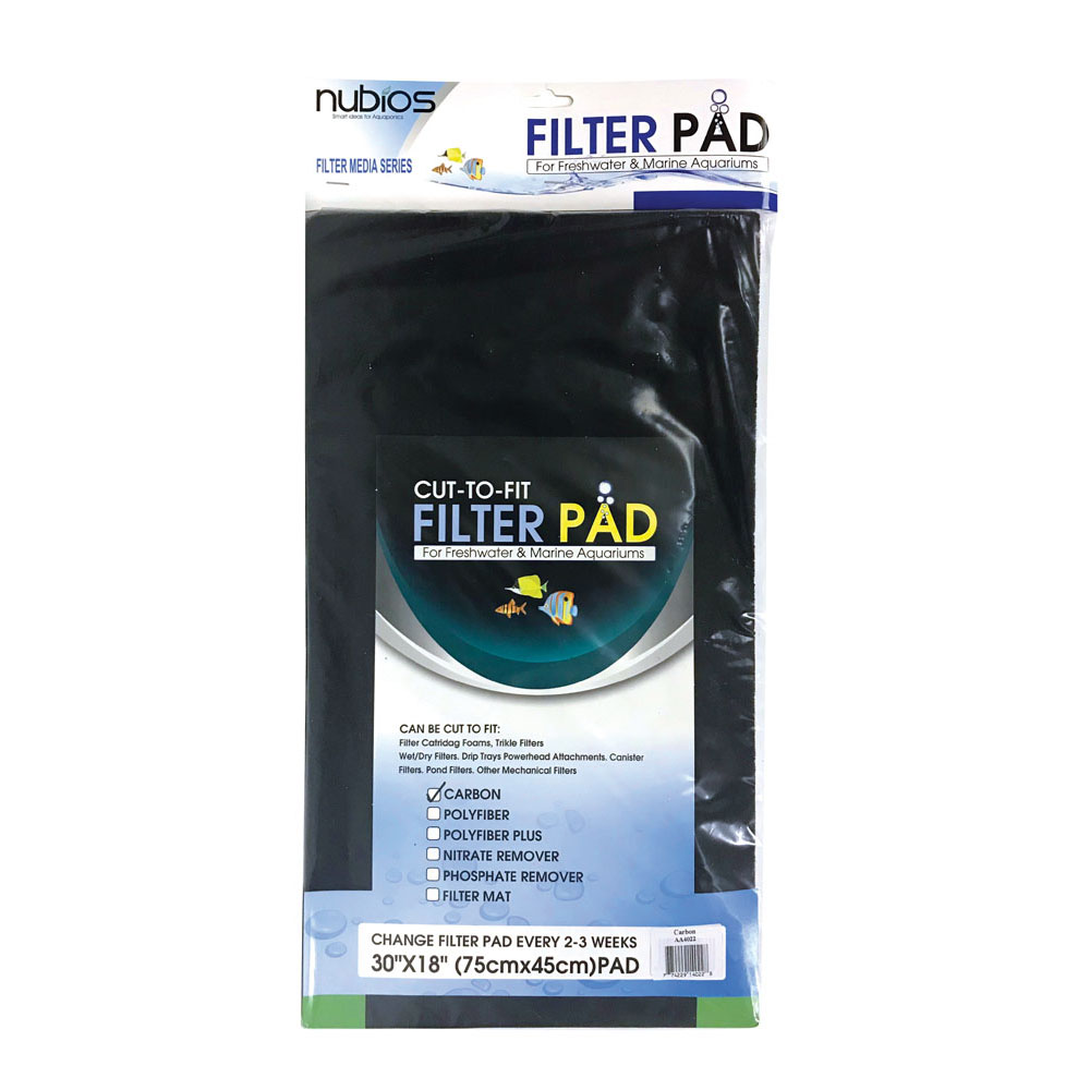 NUBIOS Carbon Remover Cut-to-Fit Filter Pad 10x18in